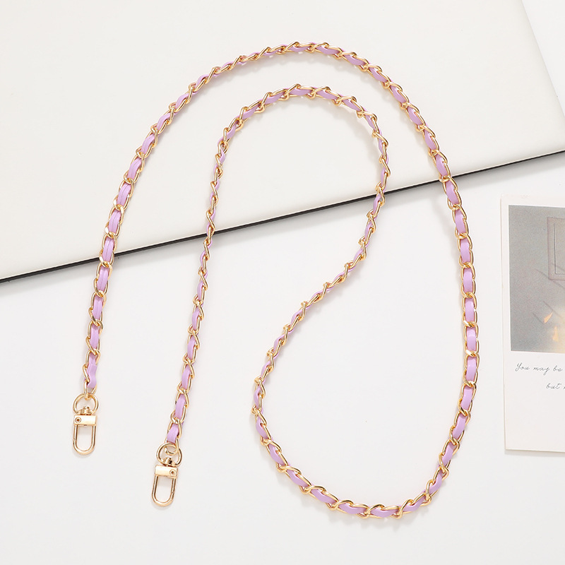 GLD-SL382-09 대각선 작은 향기 행잉 체인-라벤더 퍼플