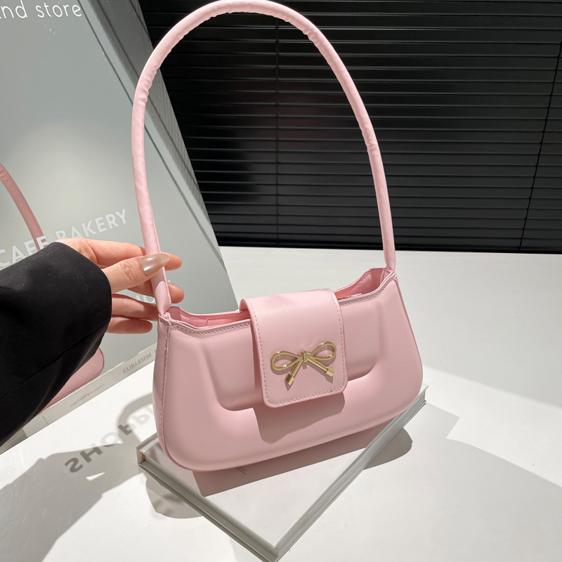 Elegant Women's Small Square Bag Trendy Underarm Shoulder Bag_voghion.com