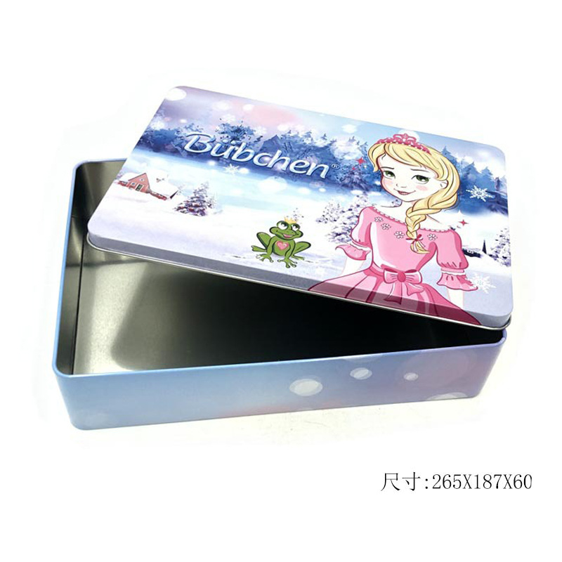 中堂厂家供应扣底长方罐欧诗彤护手霜盒马口铁罐外贸出口单密封罐