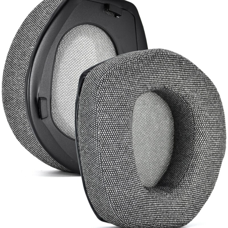 Suitable for senhai Sennheiser HDR RS165 RS175 RS185 RS195 earmuffs linen gray