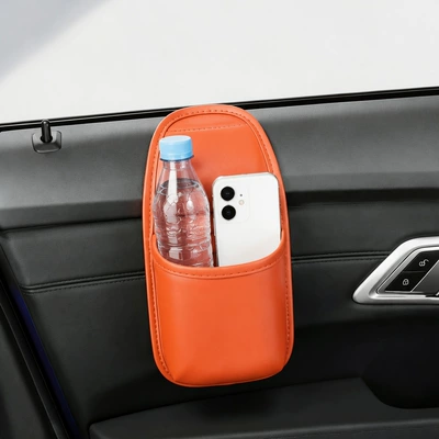 Car water cup storage bag, car Car storage bag/box - orange1-piece