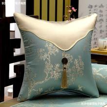 红木沙发抱枕靠垫客厅靠枕新中式中国风古典刺绣卧室腰枕靠垫套罩