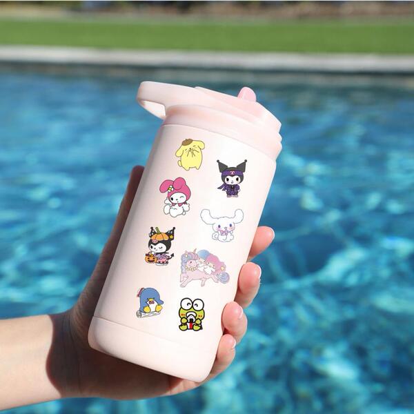 Retroreflective cartoon suitcase