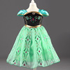 Dress, girl's skirt, small princess costume, European style, children's clothing, “Frozen”