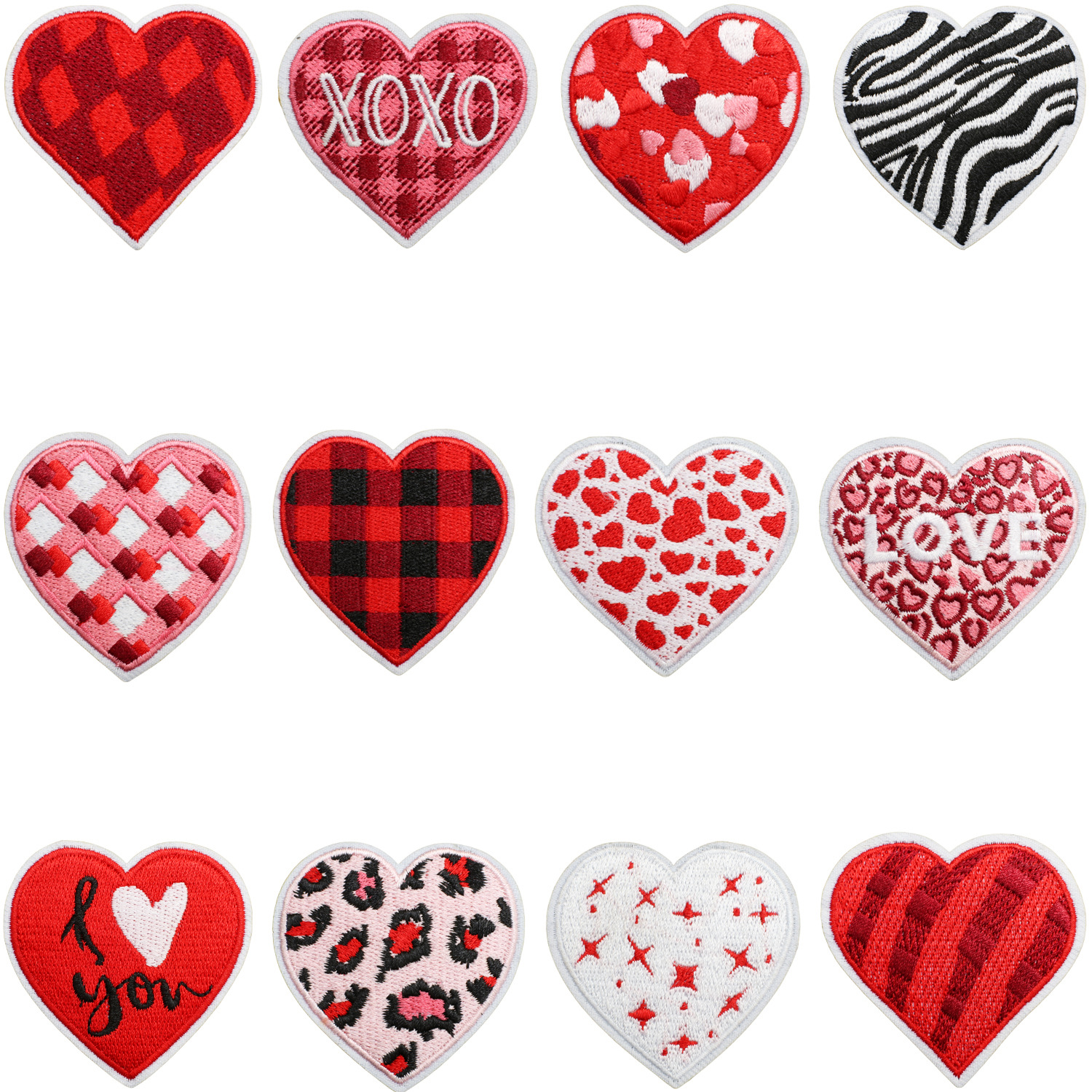 3g Weight Clothing Sticker Patches Classification 1 Piece Quantity Dacron thread Material Valentine'S Day Festival Heart Shape Pattern Casual, Elegant, Simple Style Style Embroidery Craft 1 Piece Casual Elegant Simple Style Heart Shape Dacron Thread Clothing Sticker Patches 2
