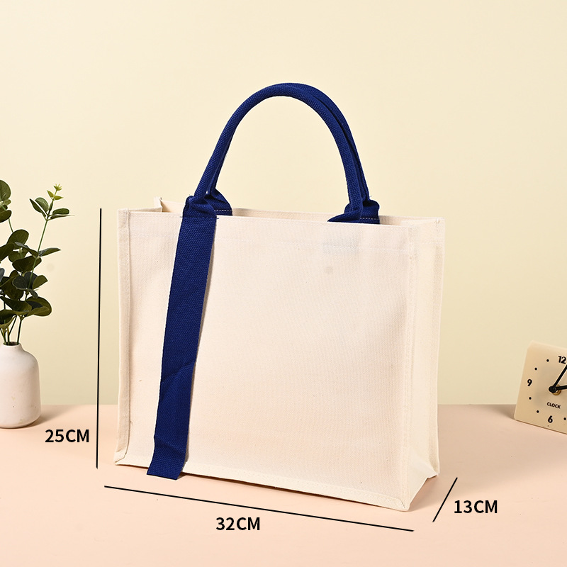 Blank blue;32*25*13;Tote bag