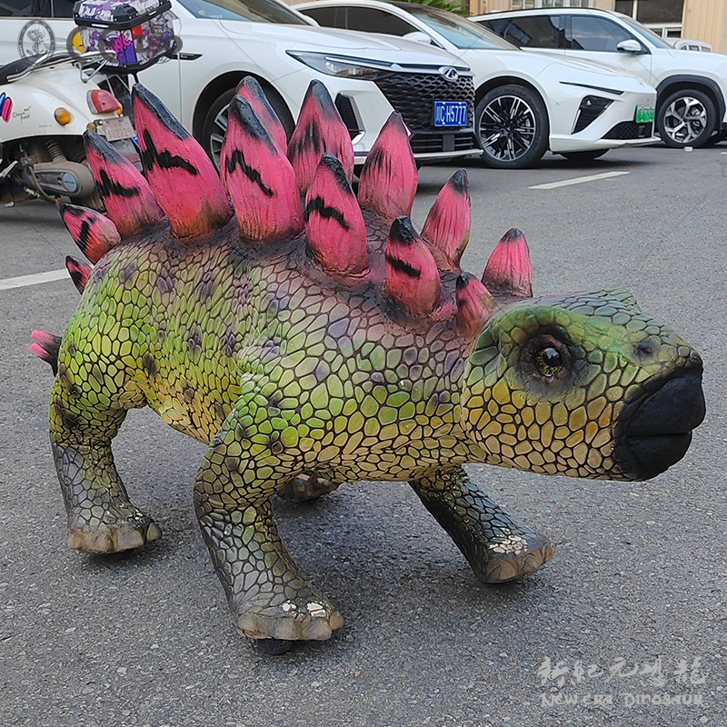 Simulación de dinosaurios mecánicos pequeños dinosaurios modelo de dinosaurio eléctrico arte paisajístico parque de atracciones modelo de dinosaurio