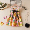 Children's summer sleevless dress sleevless, Korean style