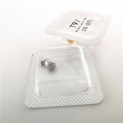 适用T97男款白色金色细5*4*2 女4*3.4*2全钢天说把头巴头表冠|ms