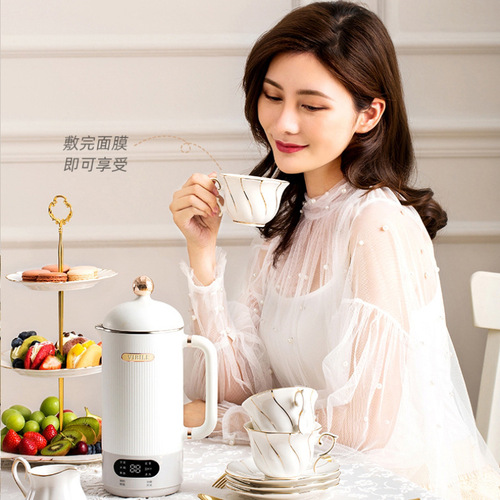 110V220V Weibili mini soymilk machine without soaking beans portable soymilk machine retro style low noise wall breaking machine