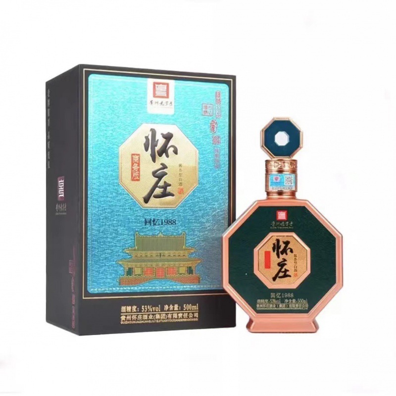 贵州怀庄酒回忆1988商务版 53度酱香型白酒礼盒装整箱批发500ML*6