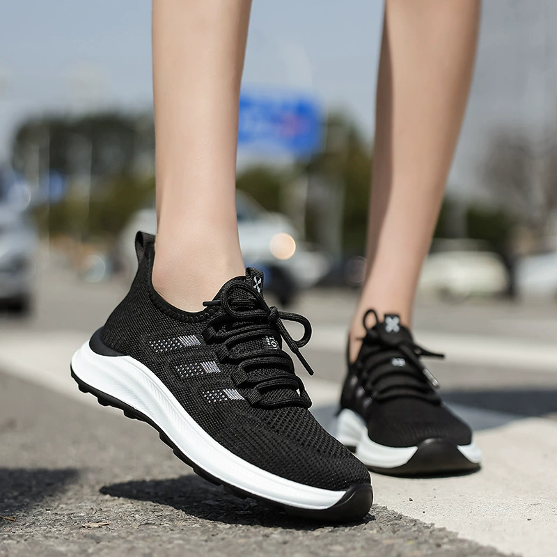Женские сетчатые кроссовки для пожилых людей, лето 2025, новинка, повседневные сетчатые туфли на мягкой подошве для зала и бега XY7S09