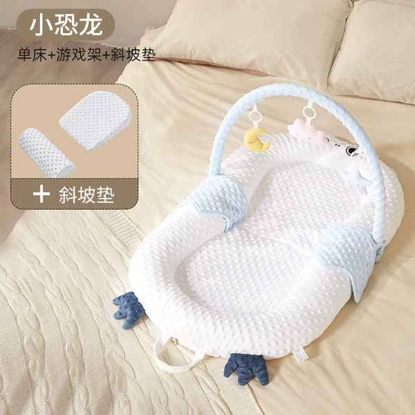 Little Dinosaur [AB face wing shaped bed + toy stand + slope pad]