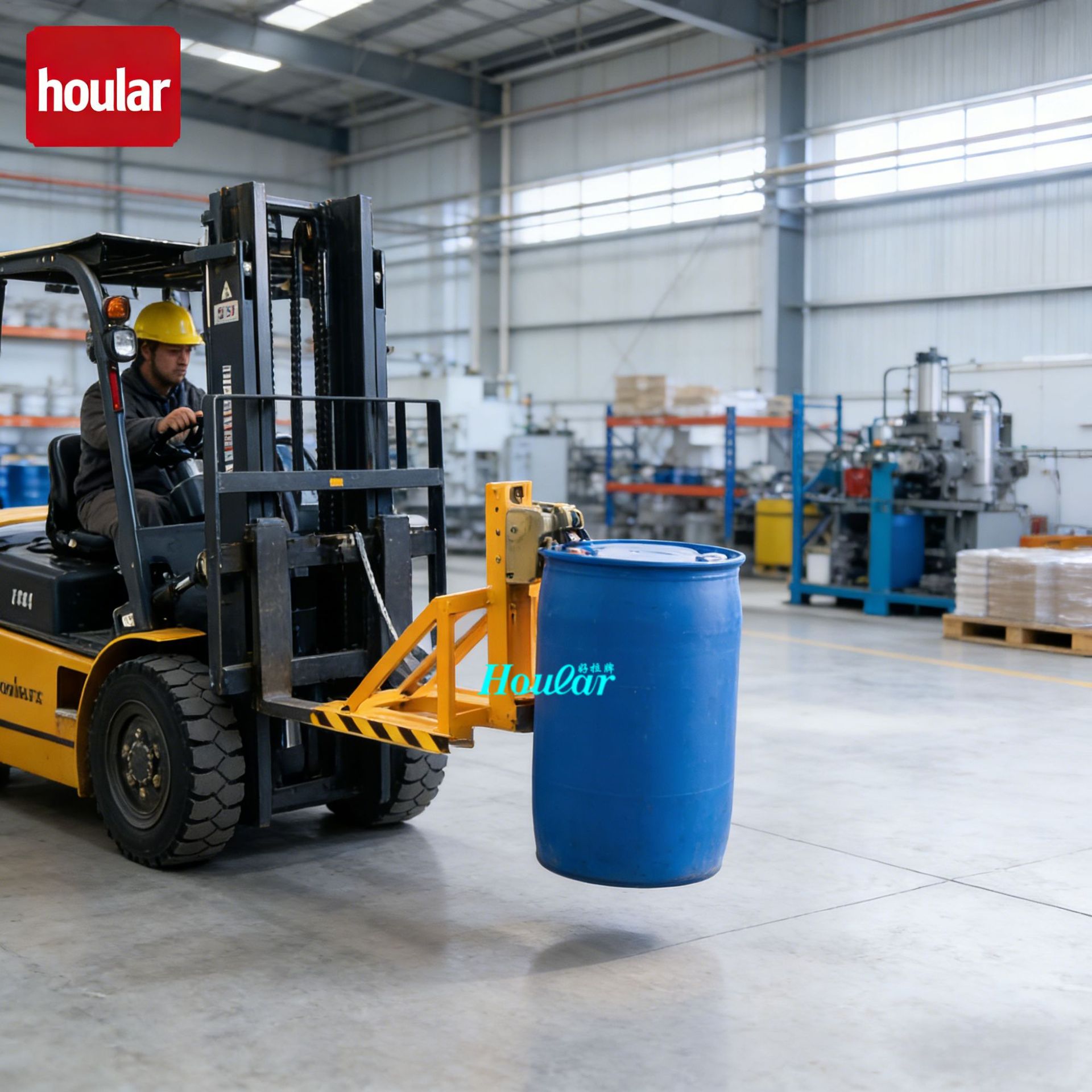 szhoular好拉DG1000AB油桶夹具叉车抱桶器鹰嘴起重钳抱夹搬运夹钳