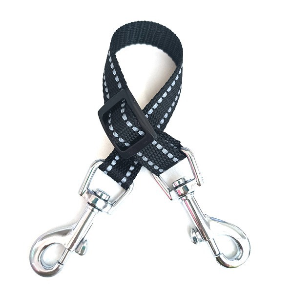 En stock suministro de cuerda alargada para mascotas cuerda de extensión reflectante doble gancho con paquete de cuerda luminosa cuerda para mascotas resalte cinturón reflectante