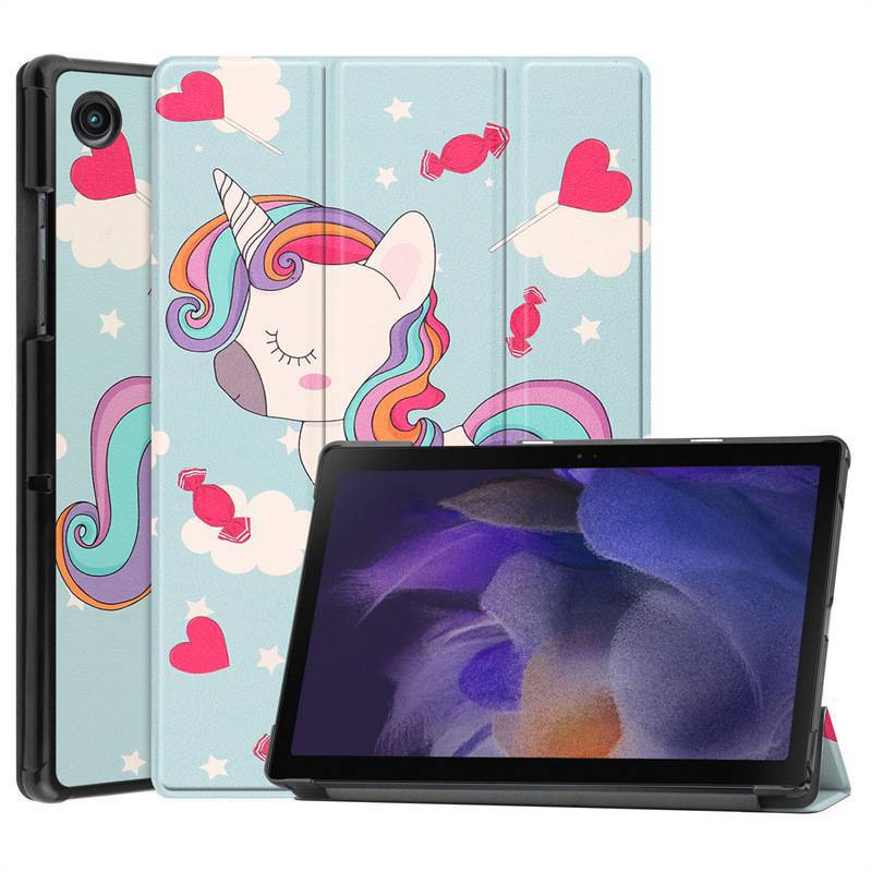 Suitable for Samsung Galaxy Tab A8 10.5 Protective Case Sm-X205 Painted X200 Leather Case 2021 Shell