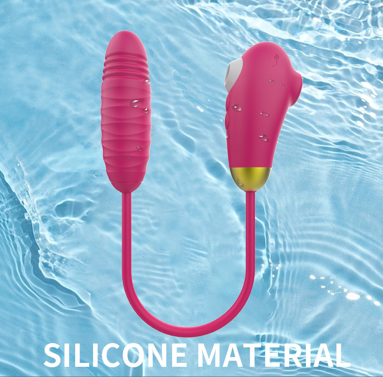 Nieuw grensoverschrijdend privémodel Qin Guo Vrouwelijk Zuigen Likken Telescopische Vibrator Inbrengen Direct Orgasme Masturbator_voghion.com