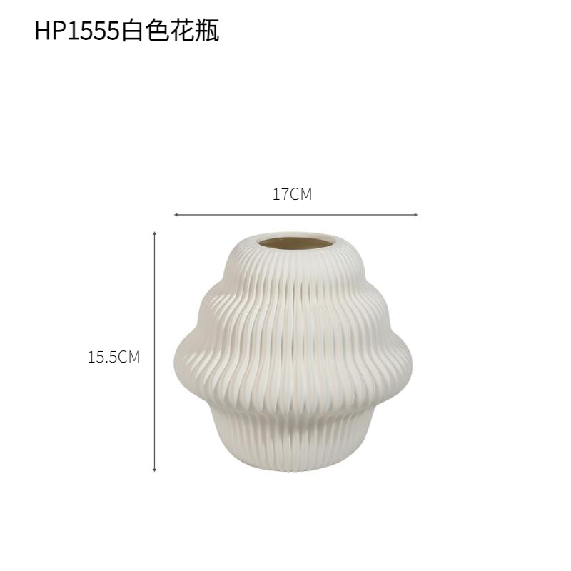 HP1555 jarrón blanco