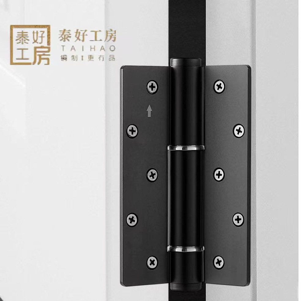 泰好工房简约轴承静音纯铜5寸6寸合页铝合金液压合页