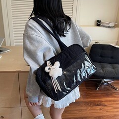 休闲包包女大容量2025新款秋天百搭简约单肩包流行时尚通勤托特包