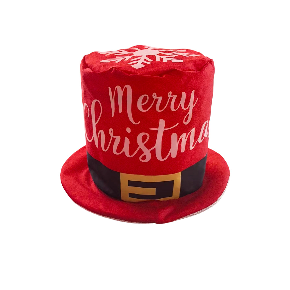 Nuevo sombrero de Navidad transfronterizo de EE.UU. Tío Sam sombrero navideño accesorios de decoración de dibujos animados para niños sombrero alto sombrero superior image 35