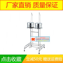 加厚医院不锈钢手术室毛巾储槽架贮槽启闭架脚踏双人位脚踩毛巾架