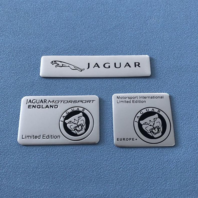 Suitable for Jaguar F-PACE car stickers, XJL car emblems, XFL rear tail emblems, XEL body stickers, and car modification metal stickers