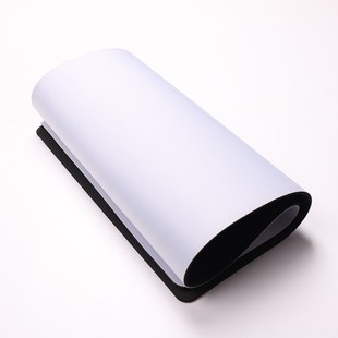 White Mouse Pad for Heat Transfer Printing, Blank Mouse Pad Without Patterns, Thickened White Pad Without Edge Binding, Full Size for Office Use