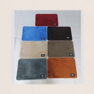 Thick Plush Carpet Imitation Cashmere Mat Absorbent Non-Slip Mat Bathroom Foot Mat Bathroom Door Mat Manufacturer Wholesale