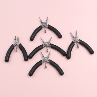 Hand DIY Tools 501 Stainless Steel Jewelry Pliers Mini Bending Nose Pliers Flat Nose Pliers Round Nose Pliers Side Cutting Pliers