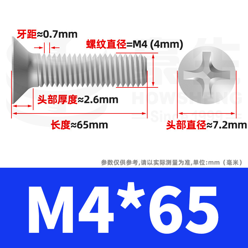 304ステンレスネジのネジの十字溝の平頭のネジのKMの機械の糸の小さいネジのm 2m 3m 4m 5m 6|undefined