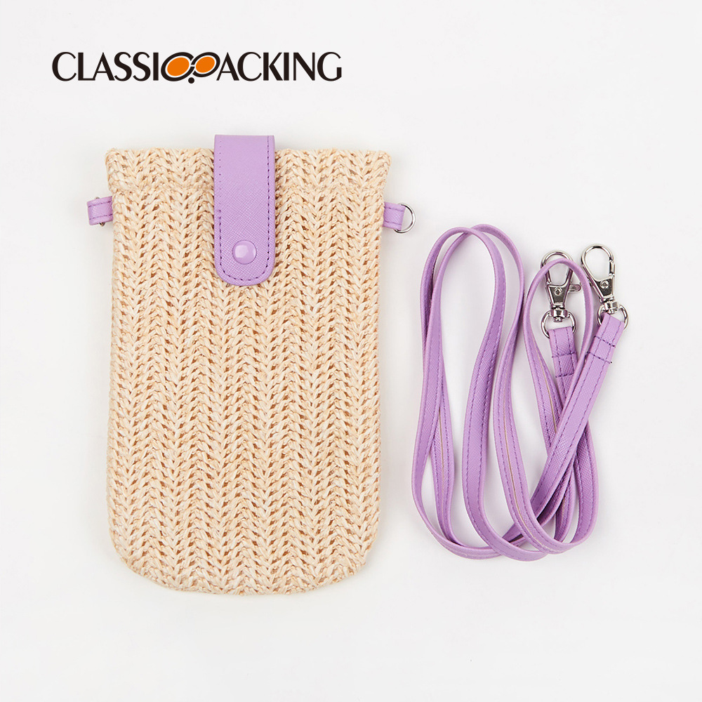 Bolsa de teléfono móvil de suministro directo de fábrica bolsa de lápiz labial multifuncional simple de moda bolsa de mensajero de hombro de las mujeres logotipo imprimible