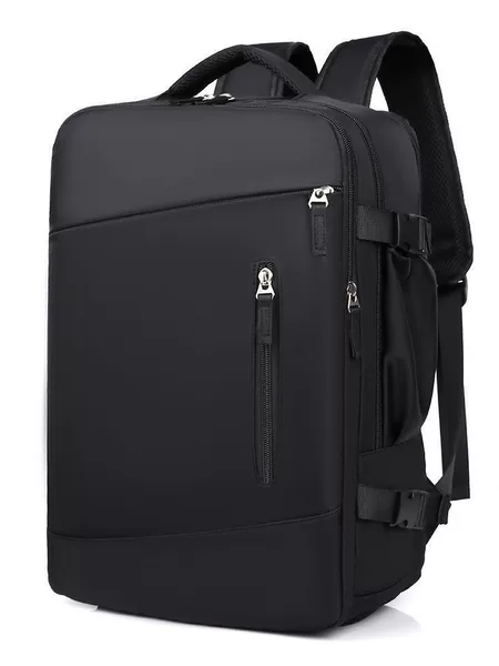 Trendy Foreign Trade Laptop Bag, Multifunctional Short-Distance Travel Backpack, High-End Style, Unisex Double-Shoulder Backpack