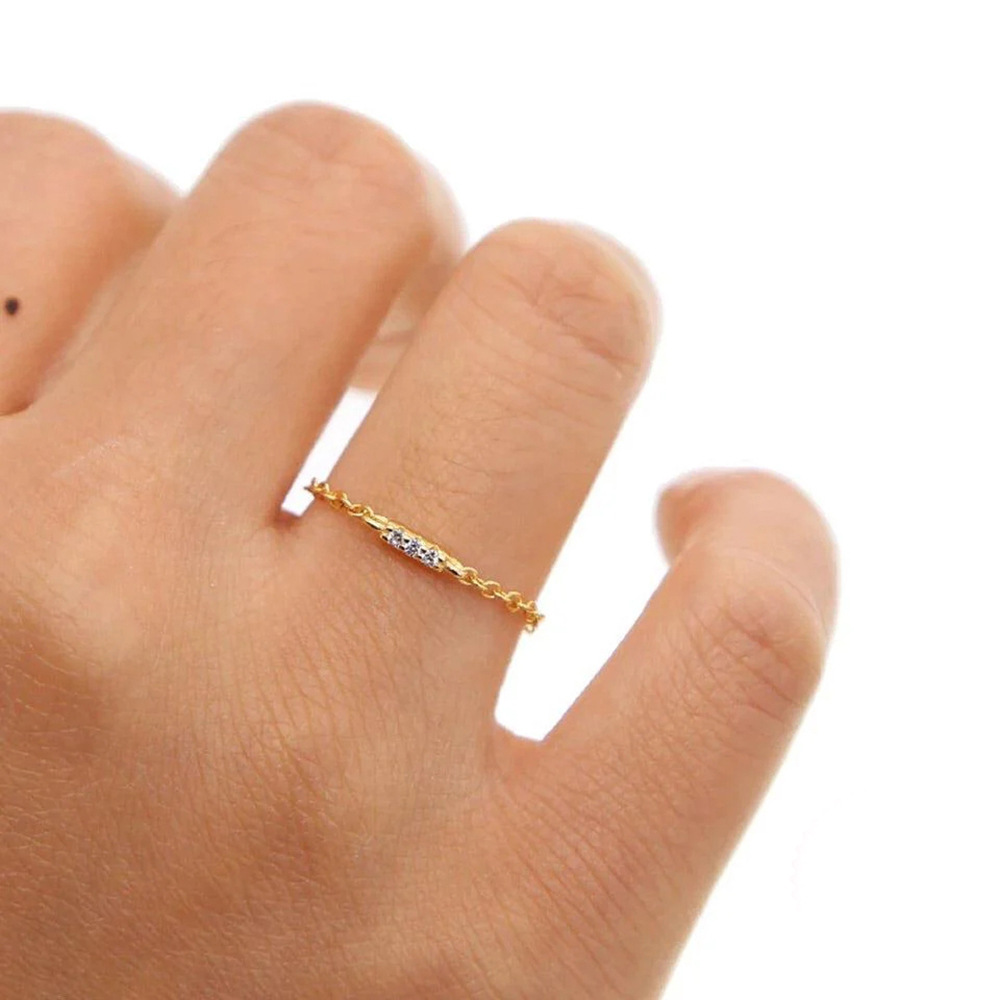 2g Weight Zircon Inlay Material Rings Classification Adjustable Ring Size 1 Piece Quantity Daily Occasion 925 Sterling Silver Material Geometric Pattern All Seasons Season Women's Gender Plating, Inlay Design IG Style Style 925 Sterling Silver Zircon Geometric Rings 925 Sterling Silver Rings 8