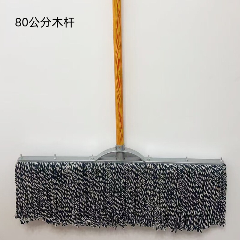 木製ポールモップ純綿糸家庭用昔ながらのモップダストプッシュモップ工場学校プロパティ吸収性木製ポールスチールLサイズ|undefined