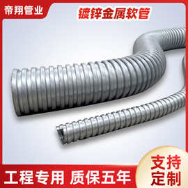 镀锌金属软管电线电缆护套管监控线路管蛇皮管波纹管厂家生产加工