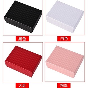 Packing Box high-end diamond pattern jewelry brooch hairpin packing box Jewelry necklace earrings bracelet box wholesale