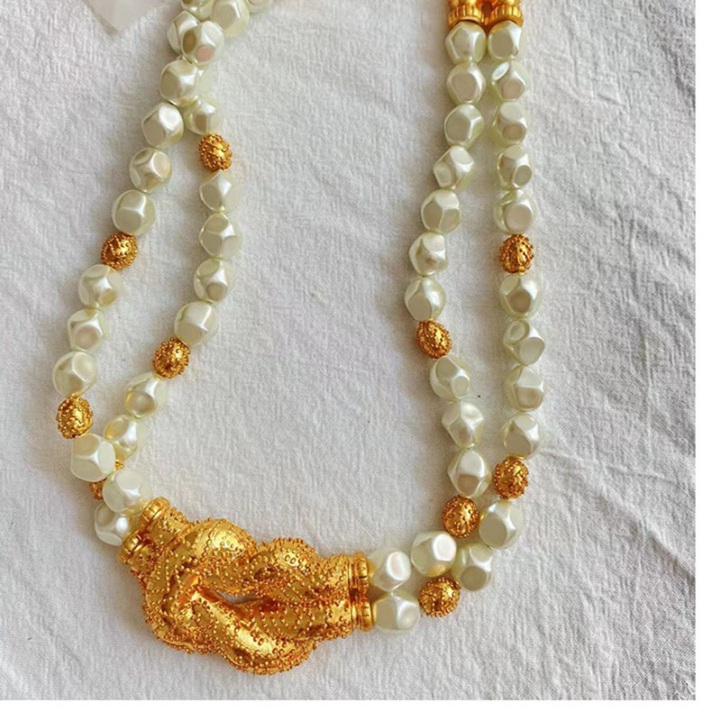 Retro Geometric Alloy glass Gold Plated Womenu0027S Bracelets Necklace 1 Piece