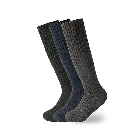 Autumn and winter thickened long-tube mountaineering men's socks thickened warm foot mesh hollow exhaust