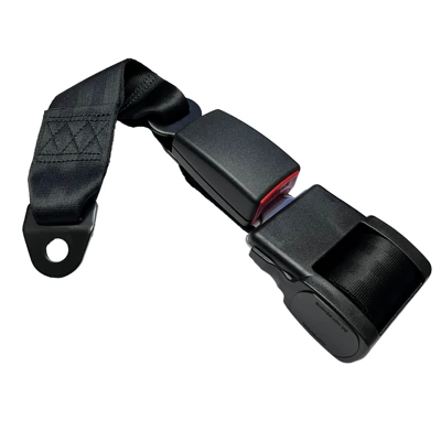 Car automatic telescopic seat belt two-point car base safety belt school bus modified pallet cargo binding belt (Car seat belt) - semi-automatic-retractor-30cm-webbing-base