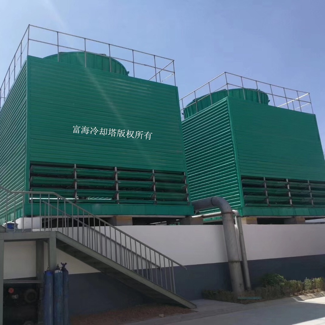 厂家供应方形玻璃钢冷却塔 热镀锌钢结构 冷却水塔降温水塔工厂