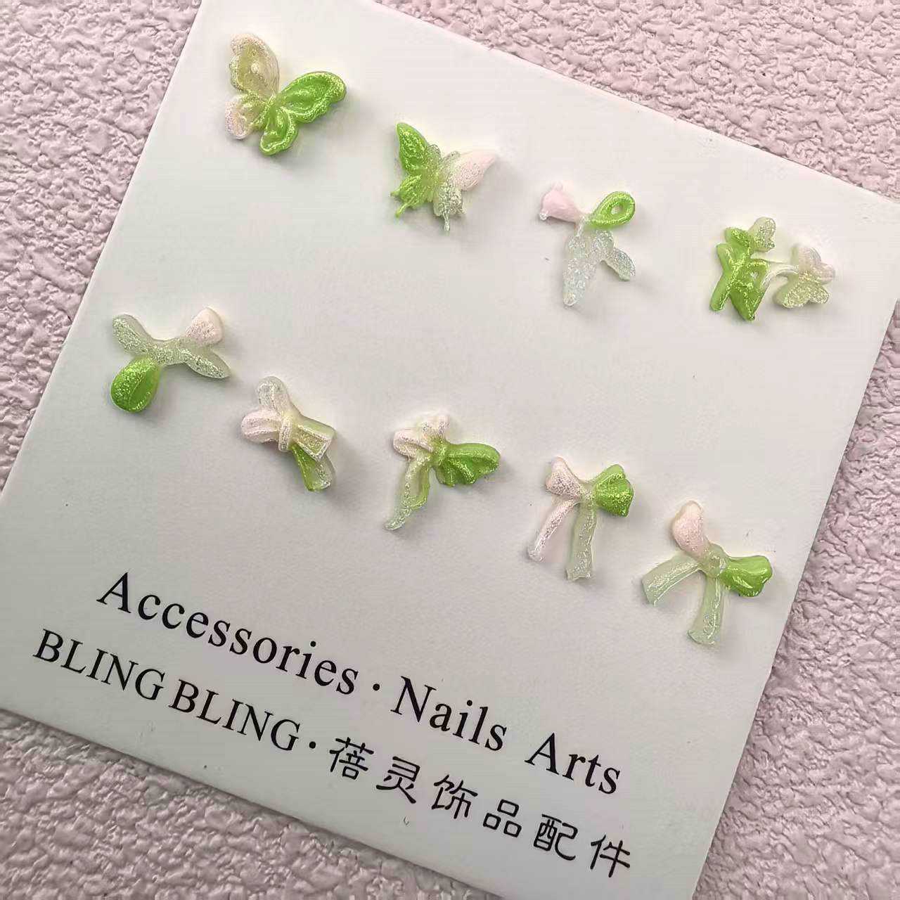 粉绿蝴蝶结饰品配件美甲饰品_03.jpg