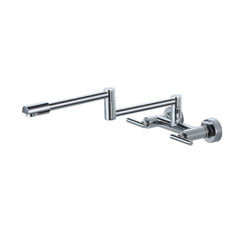 All Copper Kitchen Sink Vegetable Washing Basin Soup Pot Water Filling Folding Telescopic Lengthened Hot and Cold Tap Bathtub Mop Pool 5200