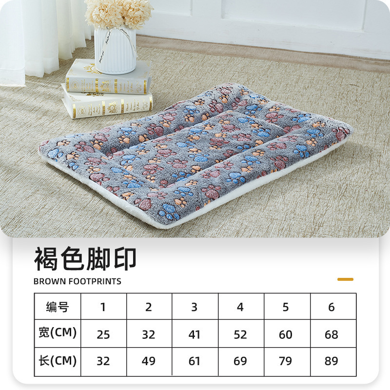 メーカー卸売りペットの睡眠マットは、秋冬の保温地マット猫犬共通の睡眠毛布ソファーマットを厚くする|undefined