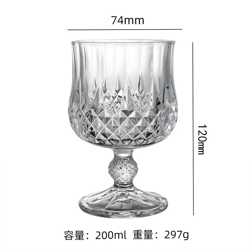 Glass wineglass for whiskey, increased thickness