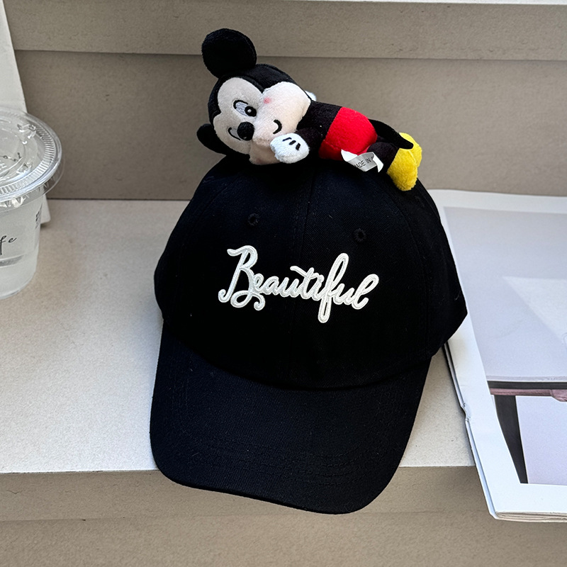 Diario mono molido Mickey Zoo paternidad gorra de lengua de pato vestido de dibujos animados para niños sombrero de béisbol sombrero de algodón suave para padres e hijos
