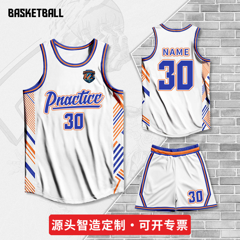 Basketball Uniform Custom Set for Men, Summer College Team Competition Training Uniform, American-Style Professional Sports Jersey Wholesale