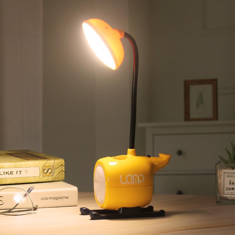 Actividad avión plegable pequeño regalo de dibujos animados niños al por mayor protección ocular lámpara de escritorio estudiante led aprender a cargar ninguno