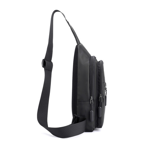 Cross-border new outdoor men's chest bag Korean style casual crossbody bag travel shoulder bag sports waterproof mobile phone bag