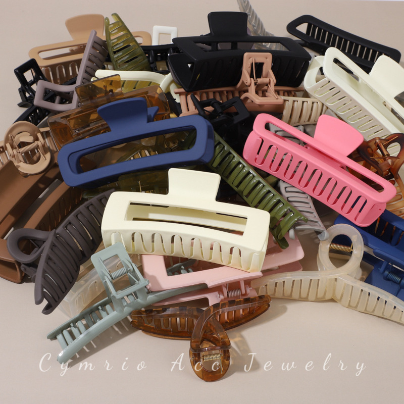 High-end exquisite back of the head coil hair clip large hairpin women's summer hair quantity shark clip hair headdress hair accessories